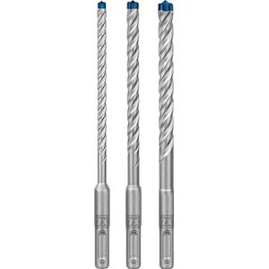 Bosch 3x EXPERT SDS plus-7X hamerboorset (voor Zachte steen, Harde steen, Ø 6-10 mm, Professional Accessoires Boorhamer)