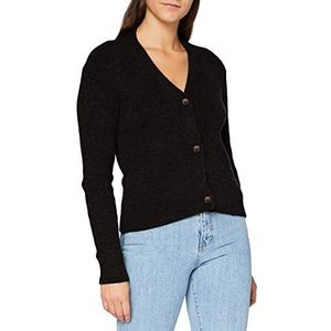 SPARKZ COPENHAGEN Dames Kalista cardigan gebreide jas, zwart, M