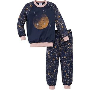 CALIDA Baby-meisjes Toddlers Stars tweedelige pyjama, blauw (Peacoat Blue 488), 80 cm