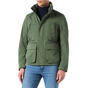 s.Oliver Men's 130.12.202.16.150.2109254 jas met lange mouwen, kaki/olijf, XXL