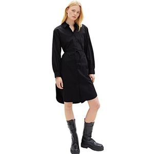 TOM TAILOR Denim Dames Jurk 1035446, 14482 - Deep Black, XL