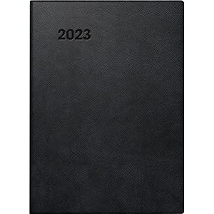 BRUNNEN Dagkalender model 734 2023 bladgrootte 10 x 14 cm zwart