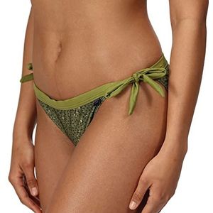 Regatta Unisex Flavia STR Bikini Bottoms, Green Fields Abstract Print, 14