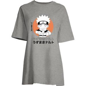 Naruto Nachthemd voor dames, Grijs Melange, S