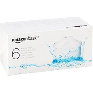 Amazon Basics - Doos met 6 filterkarafpatronen - Geschikt voor Brita Maxtra-kannen, niet Maxtra+