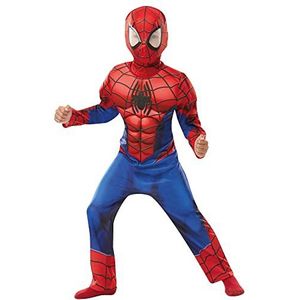 Rubie's 640895 luxe kostuum Spider-Man, Marvel, voor jongens, kinderen, 9-10 jaar