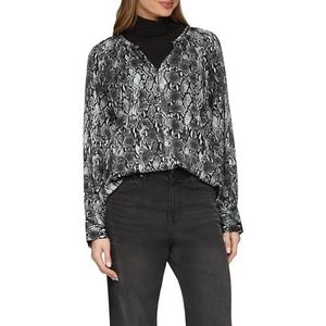 s.Oliver - Casual Blouse - Dierenprint - Viscose - Comfort Fit
