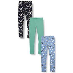 NAME IT Baby Boys NBMMOPANDA 3P Long John Leggings, Colony Blue, 74