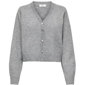 JDY - JDYSUPER - Gebreid Vest - Grijs