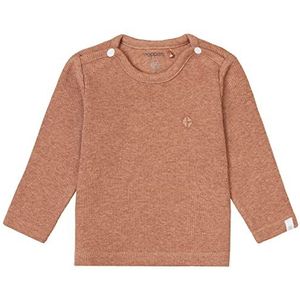 Noppies Unisex Baby U Tee Ls Rib Natal T-shirt, Cafe Au Lait Melange - N090, 56 cm