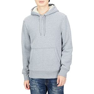 Amazon Essentials Sherpa gevoerde Pullover Hoodie Sweatshirt Lichtgrijs Heide, XS