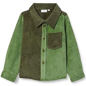 NAME IT Nmmlasallo Ls Overshirt met lange mouwen voor jongens, Rifle Green., 104 cm