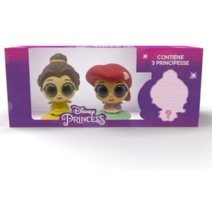 Sbabam, Disney Princess Toys, Disney-prinsessen poppen met glitterogen, 3 stuks, spellen voor kinderen aan de krantenkiosk, Disney prinsessen, Disney-gadget en cadeau voor meisjes met