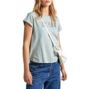 Pepe Jeans Dames Hannon T-shirt, Groen (Hydro Groen), XS