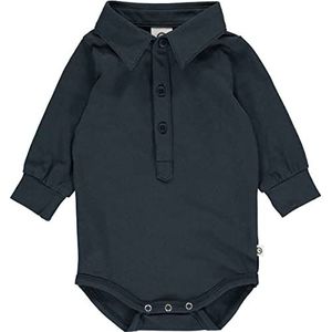 Müsli by Green Cotton Cozy Me L/S Shirt Body Cape onderlegger, uniseks baby, Nacht Blauw, 80 cm