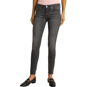 Tommy Jeans Dames Sophie LW SKN AI0289 DW0DW19588 Skinny, Denim (Denim Black), 24W/28L, Denim (Denim Zwart), 24W / 28L