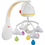Fisher-Price GRP99, Mobiel Rustgevende Wolken Wiegspeeltje en Muziekmobiel voor Pasgeboren Baby's Tot Peuters, voor kinderen vanaf de Geboorte