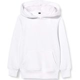 Build Your Brand - Basic Kids Hoody - Hoodie - Wit - 122/128 cm