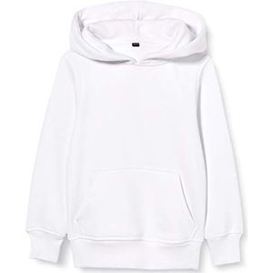 Build Your Brand - Basic Kids Hoody - Hoodie - Wit - 122/128 cm