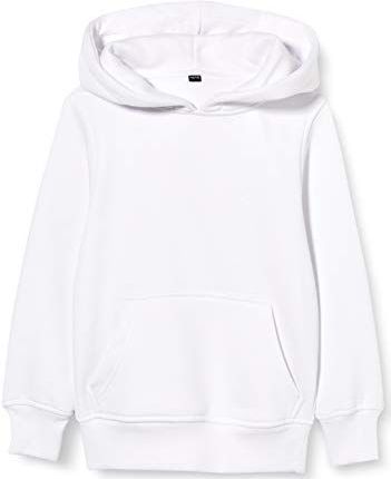 Build Your Brand - Basic Kids Hoody - Hoodie - Wit - 122/128 cm