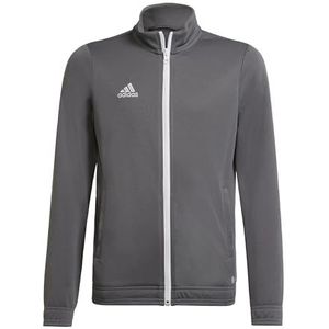 adidas Uniseks-Kind Entrada 22 Track Jacket, Team Grey Four, 5-6 Years