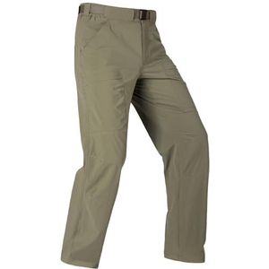 FREE SOLDIER Cargobroek voor heren met riem, licht, waterdicht en sneldrogend, van nylon spandex, Modder., 46 NL Lang