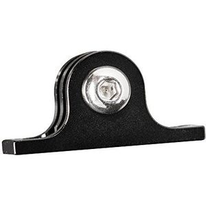 Mantona ALU GoPro Mount schroefhouder (geschikt voor GoPro Hero 6 5 4 3+ 3 2 1, Session en andere compatibele Action Cams, geanodiseerd aluminium, GoPro-houder voor bevestiging op houten platen) zwart