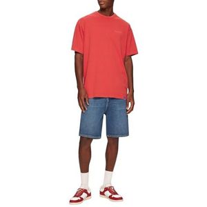 LTB Jeans Heren T-shirt gemaakt van katoen in rood regular fit - maat M, rood, M