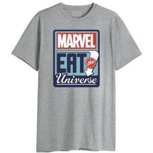 Marvel T-shirt heren, Grijs Melange, M