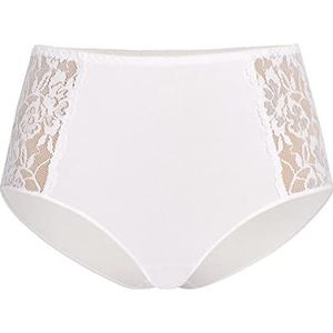 Teyli Ondergoed voor dames van hoogwaardig katoen - slips damesondergoed - damesondergoed panty's dames slips versierd met kant, wit, XL