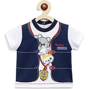 Chicco Chicco T-shirt met korte mouwen voor kinderen (698), kinderen 0-24, Meerkleurig, 9 Maanden