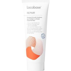Locobase - Repair Crème - Parfumvrij - 100 g - Hydraterende Crème voor Zeer Droge en Gebarsten Huid