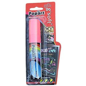 Stift fluorescerend dik roze vilt - 120 on.