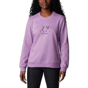 Columbia Sweater Hart Mountain™ II Graphic Crew Purple XL Dames, Paars, XL