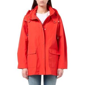 GANT Windjack, Marled Red, XS voor dames, Marled Red, XS