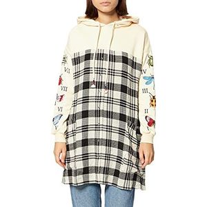 Desigual - Cam_Nellie Bly - Hemd - Wit - Oversized - Dames