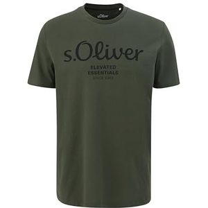 s.Oliver t-shirt heren, olijf 79d1, M