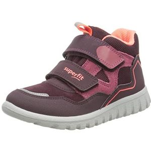 Superfit Sport7 Mini Sneakers voor meisjes, Rood Oranje 5000, 28 EU