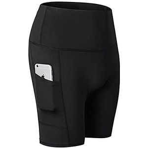 Cultz Dames Line 2.0 Yoga Shorts, Zwart, L, zwart, L Slank Kort