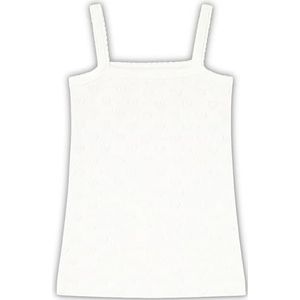 BABIDU Tanktop voor meisjes voor baby's en peuters, wit, 10 Jaar