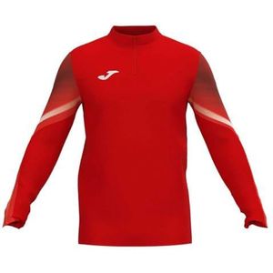 Joma - Heren Sweatshirt - Elite XI, Rood Wit, M