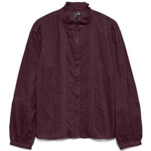 Vmtrine Ls Shirt WVN Ga Noos, Winetasting, XL