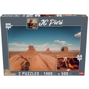 Goliath - Puzzel - Collectie JC Pieri - Monument Valley en Antelope Canyon (USA) - 1000 en 500 stukjes - vanaf 7 jaar