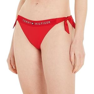 Tommy Hilfiger Brutale bikinibroekjes aan de zijkant voor dames, Rood (primair rood), S