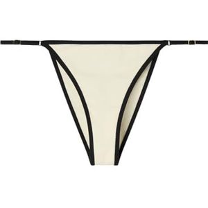 Women'secret Side String Brazilië Brief Online Options Bikinibroekje voor dames, Ivoor, XS
