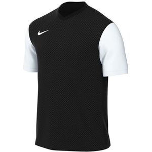 Nike Heren Short Sleeve Top M Nk Df Tiempo Prem Ii Jsy Ss, Zwart/Wit/Wit, DH8035-010, M