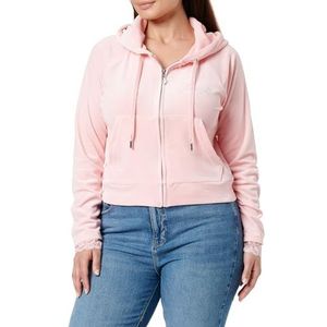 Juicy Couture LACE Madison Hoodie, Juicy Pink, XS