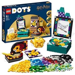 LEGO 41811 DOTS Zweinstein Bureaukit, DIY Harry Potter Terug naar School Accessoires set, Bureau Organizer en Decoratie, Knutsel speelgoed voor Jongens en Meisjes met Geheime Doos en Fotolijst