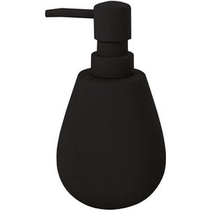 Kleine Wolke Zeepdispenser Drip, accessoires, kleur zwart, materiaal: polyresin, lengte 8,8 x breedte 8,8 x hoogte 15,7 cm