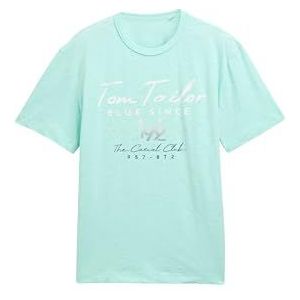 TOM TAILOR T-shirt voor heren, 37105 - Bright Mint Green, XL